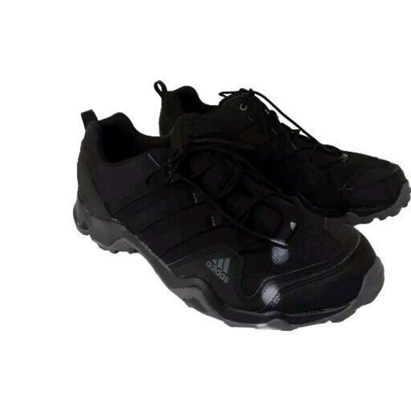 Adidas All-Black‎ Athletic Hiking Shoes Outdoor Trail Running Sneakers